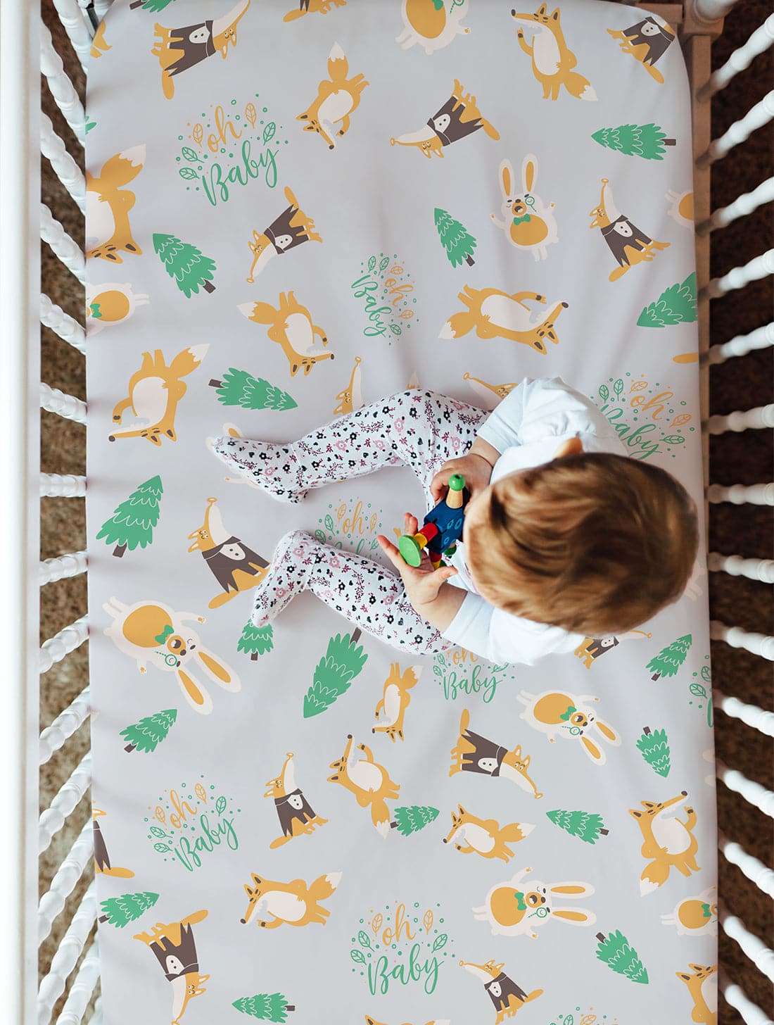 100% Organic Cotton Crib Sheets (Full Size) - Image 106