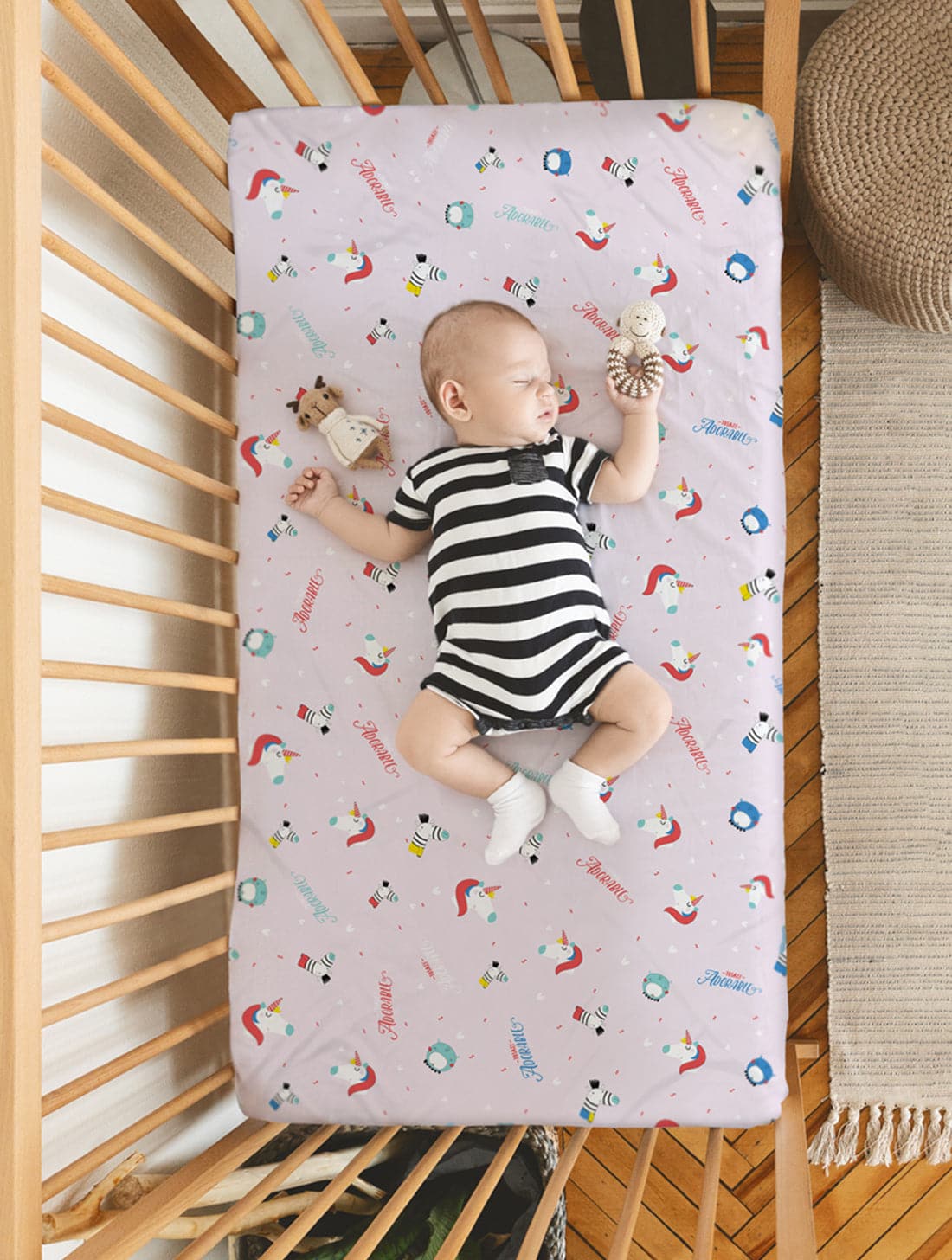 100% Organic Cotton Crib Sheets (Full Size) - Image 112