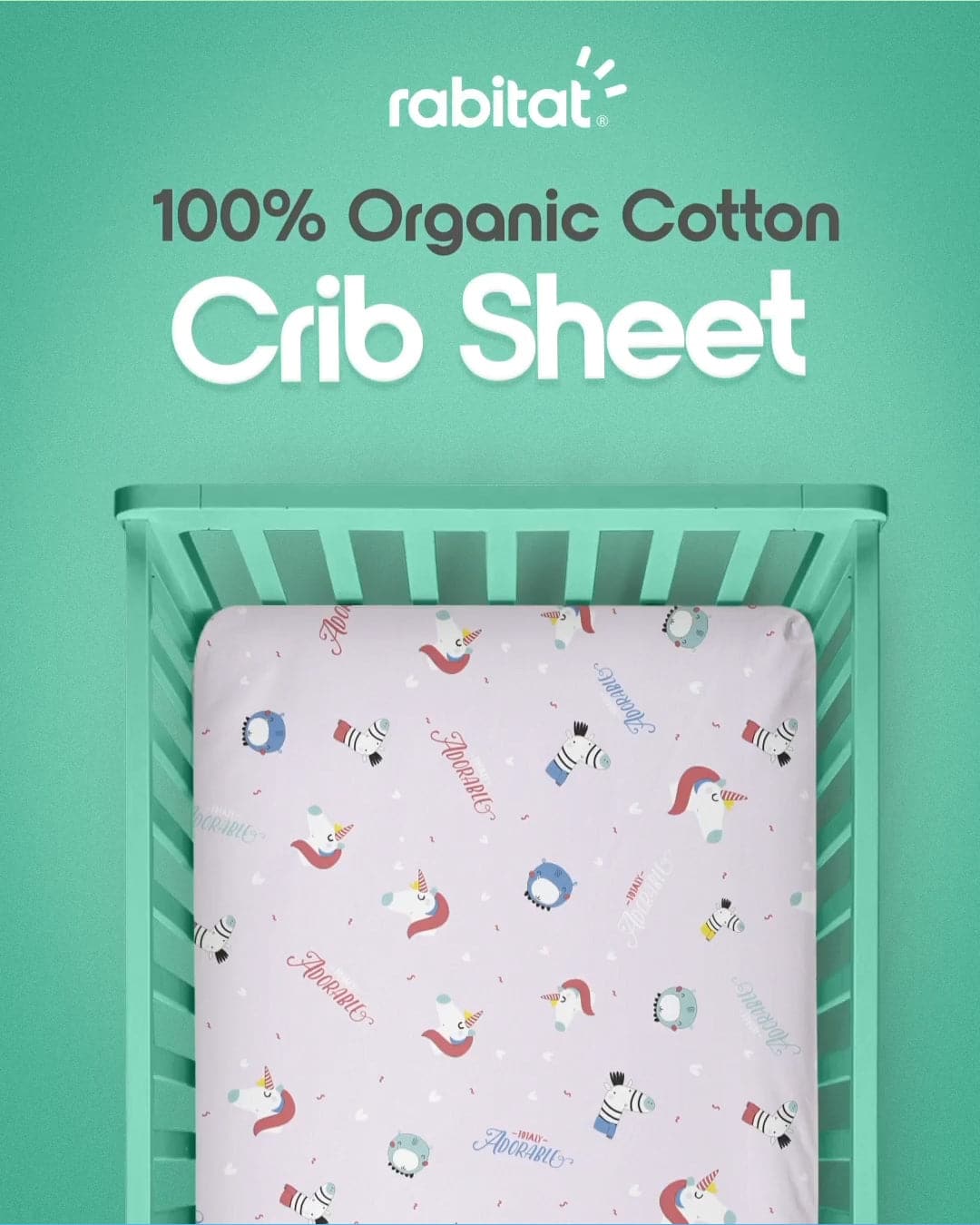 100% Organic Cotton Crib Sheets (Full Size) - Image 68