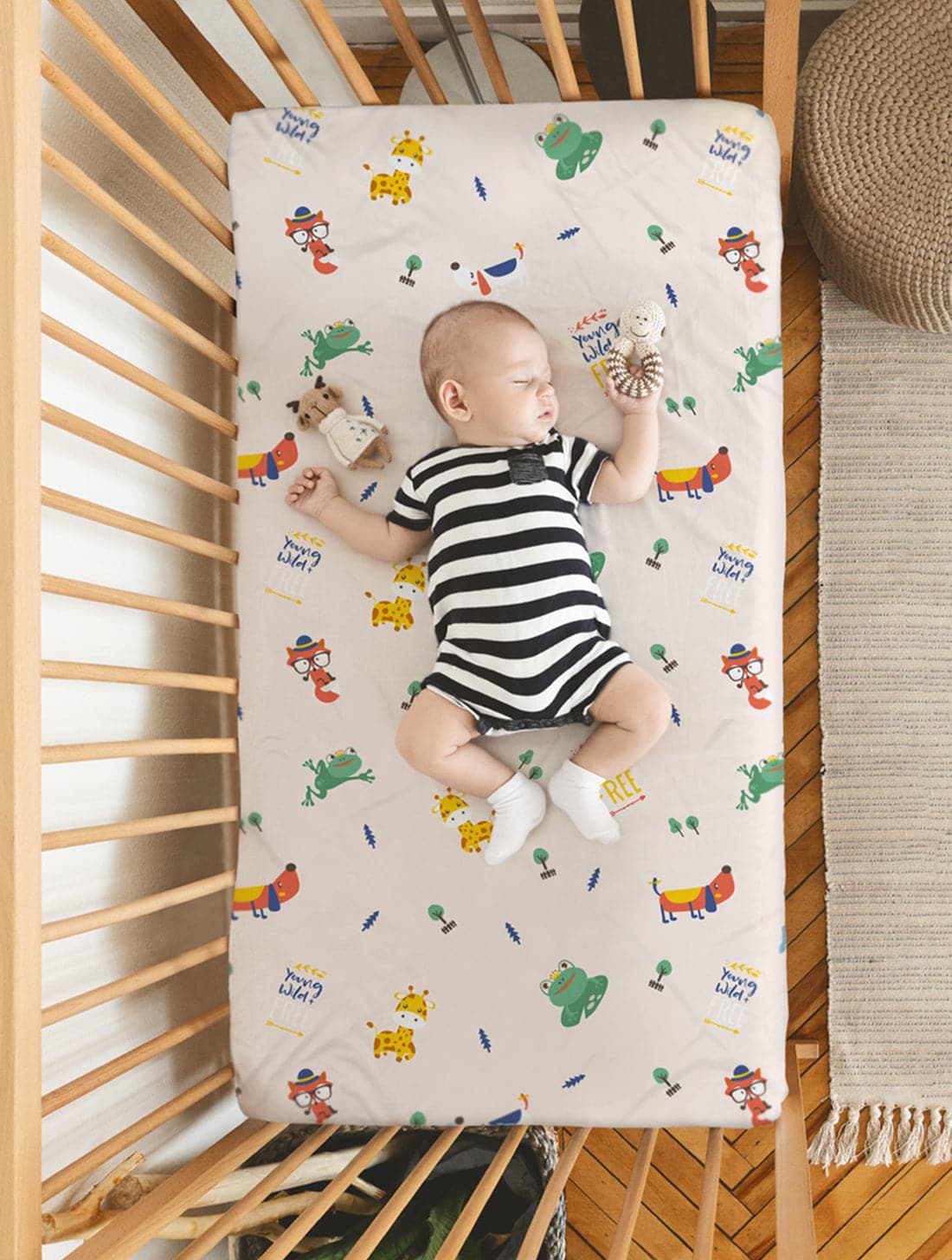 100% Organic Cotton Crib Sheets (Full Size) - Image 80