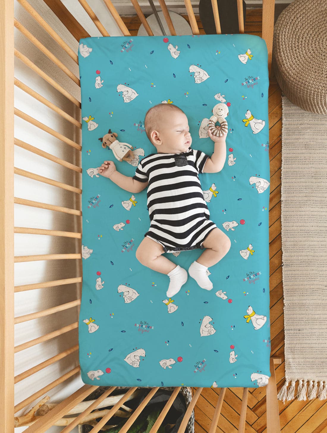 100% Organic Cotton Crib Sheets (Full Size) - Image 91